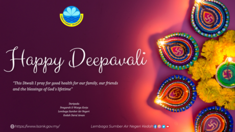 Purple and Yellow Minimalist Happy Diwali Facebook Cover